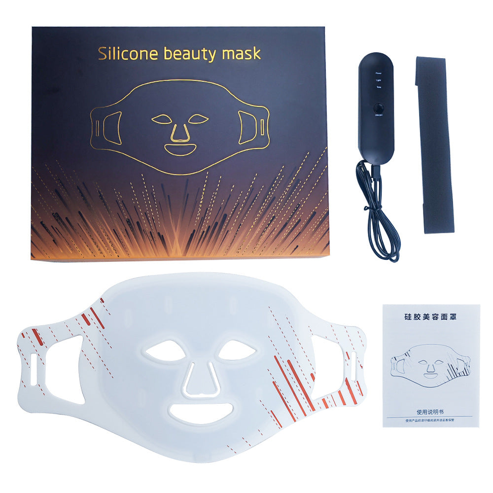 Silicone Mask Beauty Instrument Led Beauty Mask Photon Skin Rejuvenation Mostfocusedwholesale red light therapy mask  Mostfocusedwholesale