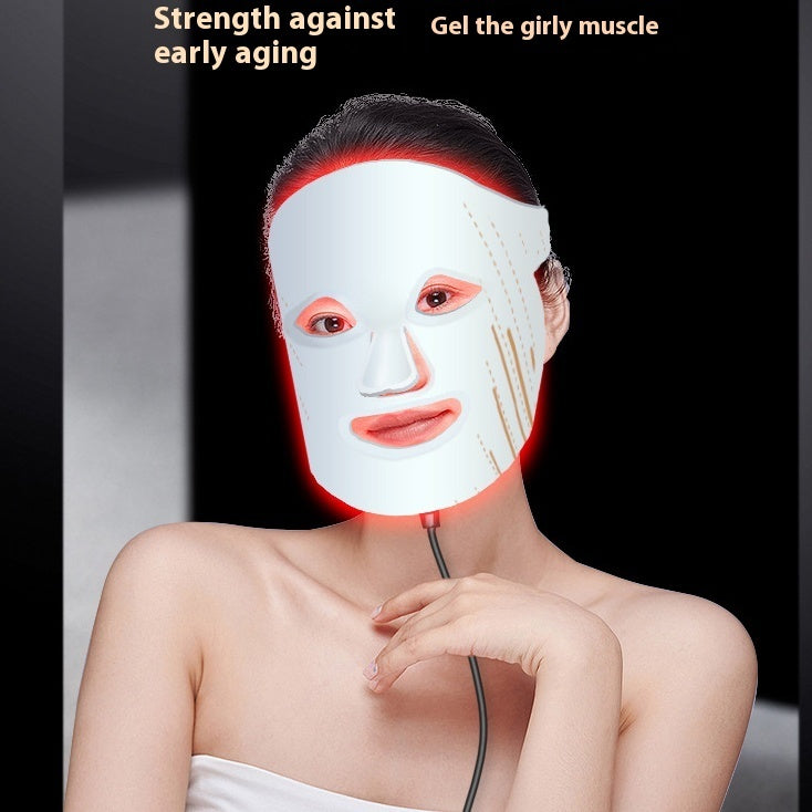 Silicone Mask Beauty Instrument Led Beauty Mask Photon Skin Rejuvenation Mostfocusedwholesale red light therapy mask  Mostfocusedwholesale